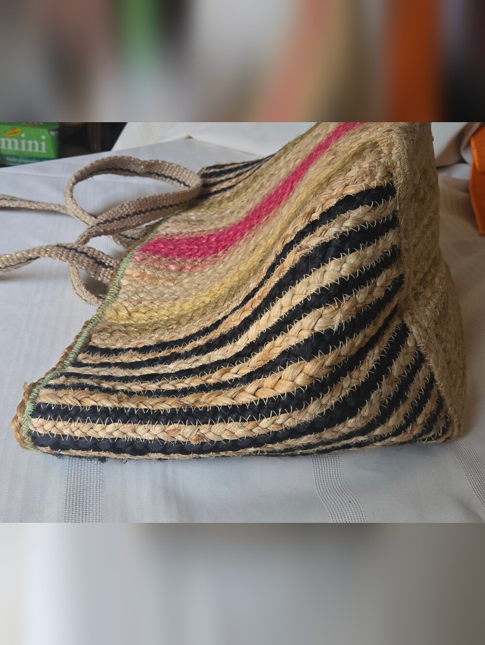 NEW Made In India Large Open Tote - Picture 4 of 8